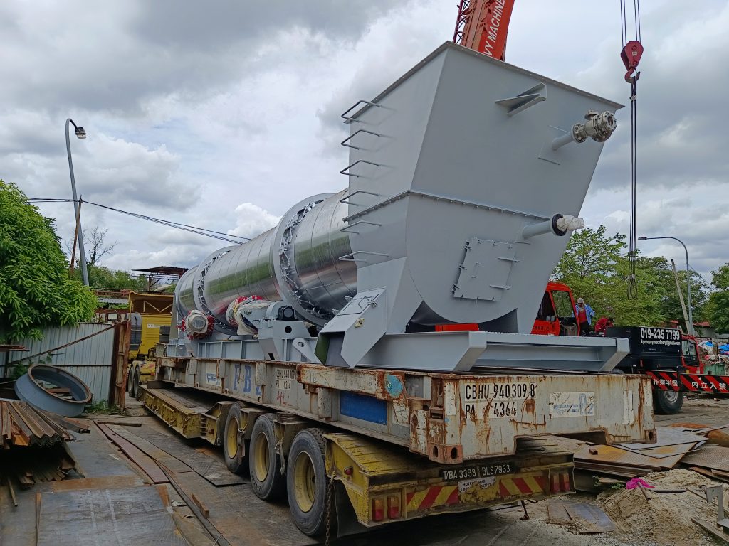 Safely loaded on the container